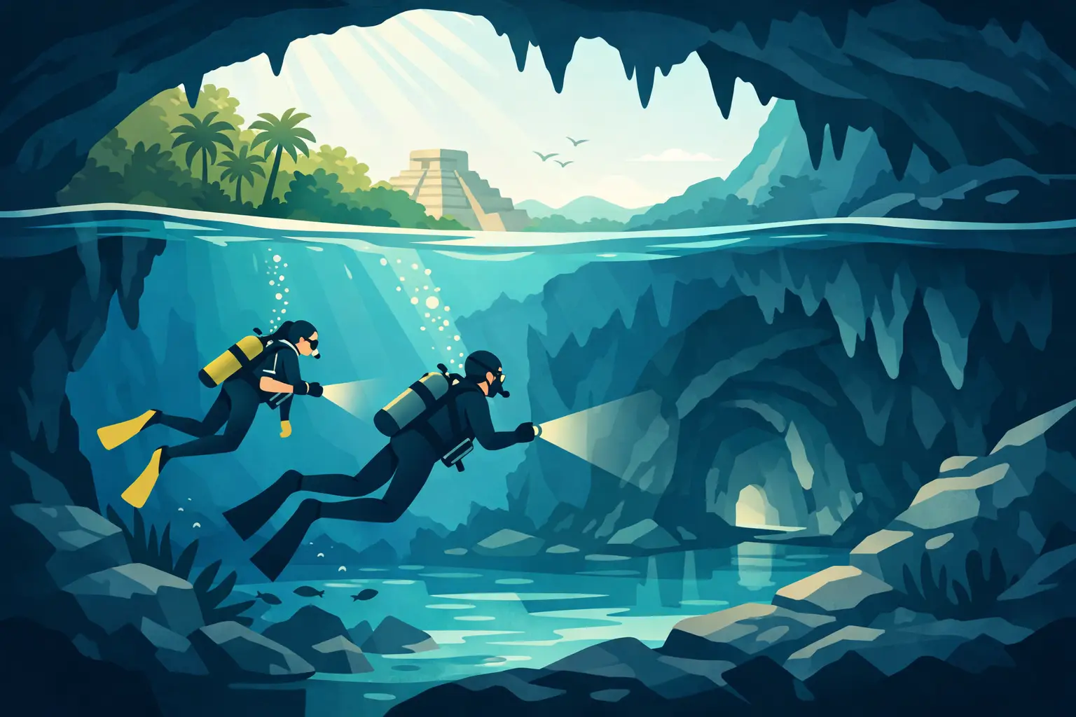 Cavern Diving Course Mexico: What to Expect
