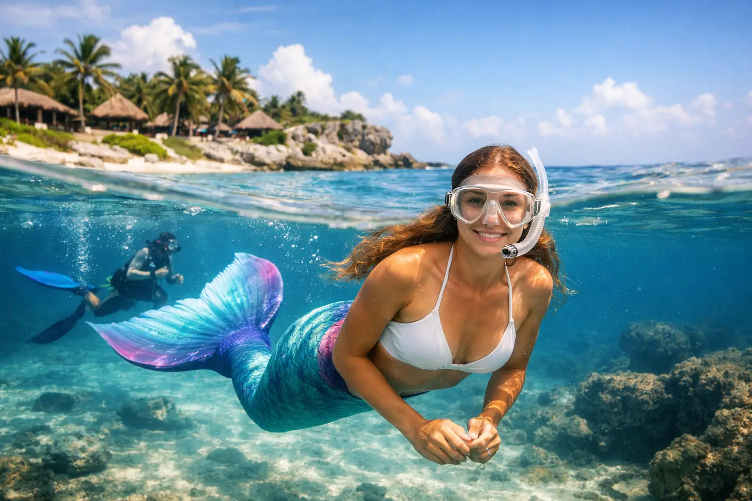 PADI Mermaid Course Tulum: What to Expect