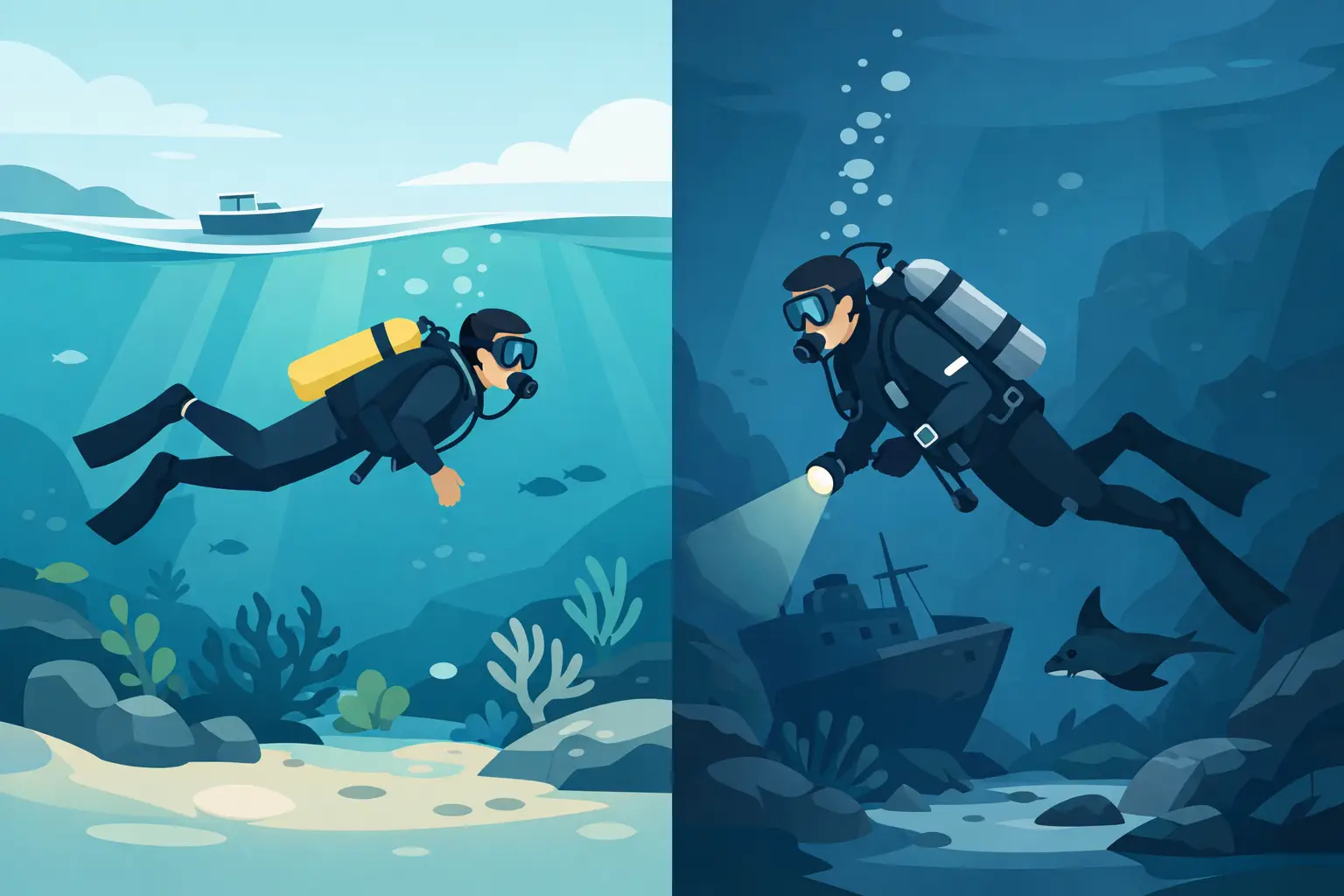 Open Water vs Advanced Certification