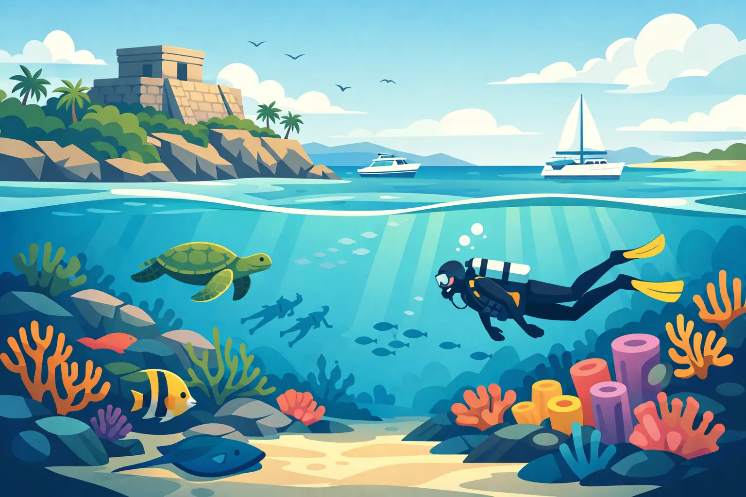 Reef Diving in Tulum Mexico: What to Expect